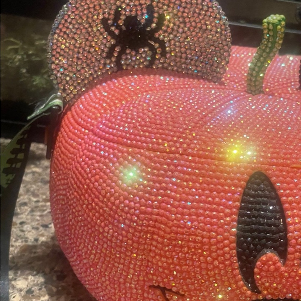 One of a kind* Disney parks popcorn bucket hand bedazzled - Picture 2 of 5